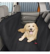 Ochranná deka - poťah na sedadlo pre domáce zvieratá - čierny - 130 x 160 cm
