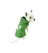 Nepremokavá bunda pre psa Dog Team zelená veľ. XS