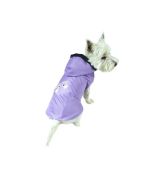 Nepremokavá bunda pre psa Dog Team lila veľ. XL