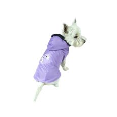 Nepremokavá bunda pre psa Dog Team lila veľ. XL