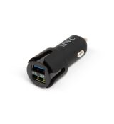 Adaptér do autozapalovača - 2 x USB - čierna