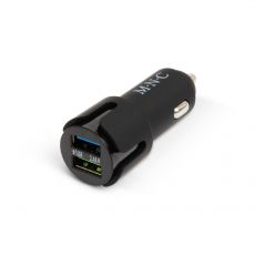 Adaptér do autozapalovača - 2 x USB - čierna