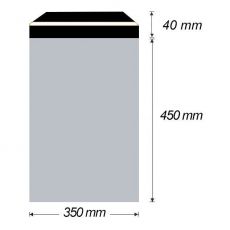 Plastová obálka samolepiaca 350 x 450 mm