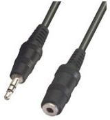 USE Kábel 3,5 mm stereo vidlica - 3,5 mm stereo zásuvka  A 54-5X