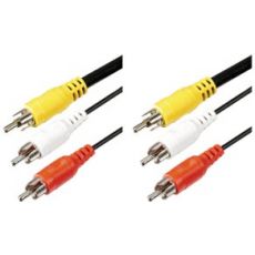 USE Kábel 3 x RCA vidlica - 3 x RCA vidlica  A 4-1,5X