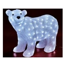 HOME LED dekorácia, Ľadový medveď z akrylu,	KDA 6