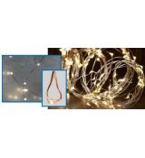 HOME Vianočné osvetlenie Zväzok micro LED svietiacich reťazcov, 6 reťazcov / 25 LED, teplá biela ML 150/WW